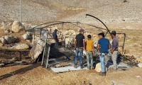 اعتقال متطرفين يهود حرقوا خيمة مأهولة للفلسطينيين قرب رام الله