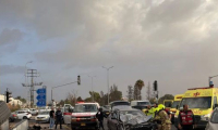 إصابة 6 أشخاص بحادث طرق على شارع 444 قرب مفرق جلجولية 