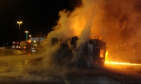 دبورية: حرق شاحنة وازدياد الاستياء بسبب العنف