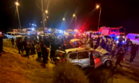 اصابات متفاوتة في حادث سير على مدخل عرعرة النقب
