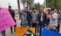 مسيرة في قلنسوة احتجاجا على سياسة هدم البيوت