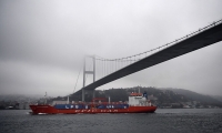 تركيا تعلن إغلاق مضيق البوسفور بسبب سوء الاحوال الجوية 
