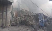 مصرع شخص واصابة 10 أخرون بانفجار في مبنى مجاور لمحلات تجارية في غزة