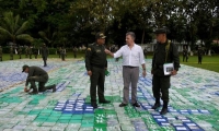 ضبط أكبر شحنة كوكايين في تاريخ كولومبيا