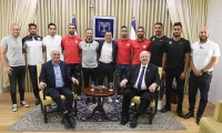 لقاء رياضي عربي يهودي في مكتب رئيس الدولة بمبادرة النائب عيساوي فريج  