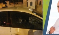 اطلاق نار على سيارة وبيت المحامي عبدالله جابر من الطيبة
