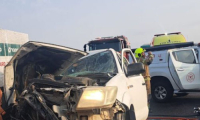 إصابة أربعة أشخاص بحادث طرفق قرب مفرق عتليت