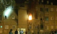 اضرام النار في باب شقة تابعة لعربي في عكا