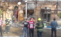 مصرع رجل وزوجته جراء حريق اندلع داخل دكان في يافا