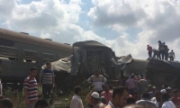39 قتيلا في حادث تصادم قطارين في مصر