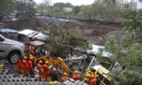 مصرع 16 عاملا في انهيار جدار في الهند