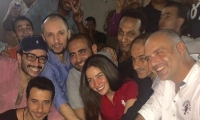 مي عزالدين تحتفل مع أحمد السعدني بانتهاء تصوير «وعد»