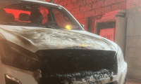 إضرام النيران بالسيارات من قبل متطرفين في أبو غوش 