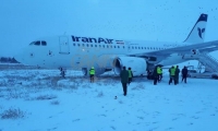 طائرة إيرانية تخرج عن المدرج للمرة الثانية بأقل من أسبوع