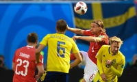 السويد تتغلب على سويسرا وتتأهل لربع نهائي مونديال روسيا