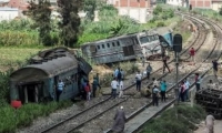 مصرع شخص  و60 اصابة بتصادم قطارين في تونس