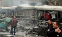 مقتل 13 جنديا وإصابة 48 بتفجير حافلة وسط تركيا