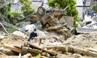ارتفاع عدد ضحايا الفيضانات في اليابان إلى 199 وعشرات المفقودين