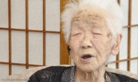 عجوز يابانية اكبر معمرة في العالم