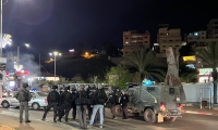 7 معتقلين خلال المواجهات بين المتظاهرين والشرطة في ام الفحم 