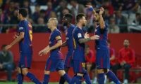 برشلونة يواصل سلسلة انتصاراته بفوز سهل على مضيفه جيرونا 