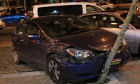 5 اصابات في حادث تصادم ثلاث سيارات على الشارع الرئيسي في سخنين