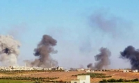 قصف جوي لليوم الخامس ونزوح آلاف المدنيين من ريف إدلب