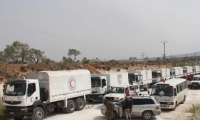شاحنات المساعدات لا تزال تنتظر على الحدود بين تركيا وسوريا