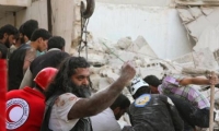 صواريخ روسية وسورية تقصف حلب وتدمر مستشفى