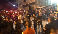 اعتقال قاصر خلال مظاهرة امام مركز الشرطة في ام الفحم 