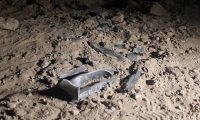 سقوط قذيفة صاروخية في منطقة مفتوحة في النقب