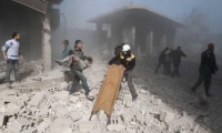 30 قتيلا مدنيا بقصف للنظام السوري والمعارضة تسقط طائرة بالغوطة