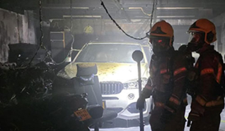 حريق داخل مبنى في مدينة عكا بدون اصابات 