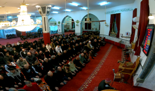 صلاة العشاء والتراويح ليلة 7 رمضان من مسجد البخاري في جلجولية