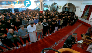 صلاة العشاء والتراويح ليلة 10 رمضان من مسجد البخاري في جلجولية