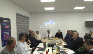 جلسة خاصة بالمدرسة الصناعية عقدها مجلس جلجولية داخل المدرسة