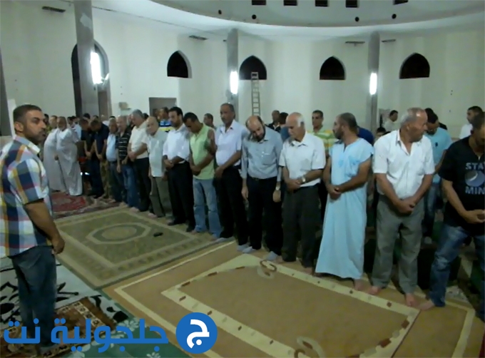 صلاة العشاء والتراويح 21 رمضان  من مسجد الروضة في جلجولية 