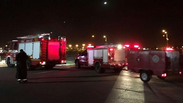 إصطدام قطارين في النقب أحدهما محمل مواد سامة