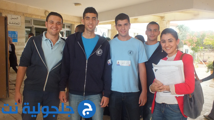 انتخابات مجلس الطلاب في ثانوية جلجولية 