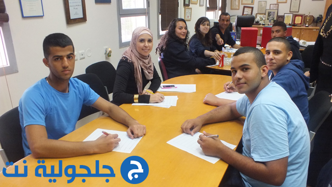 انتخابات مجلس الطلاب في ثانوية جلجولية 