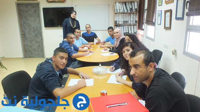 انتخابات مجلس الطلاب في ثانوية جلجولية 