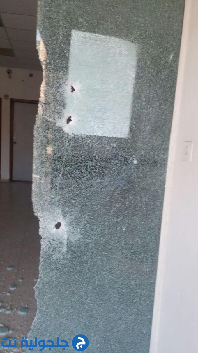 اطلاق النار على مدخل مبنى مجلس جلجولية 