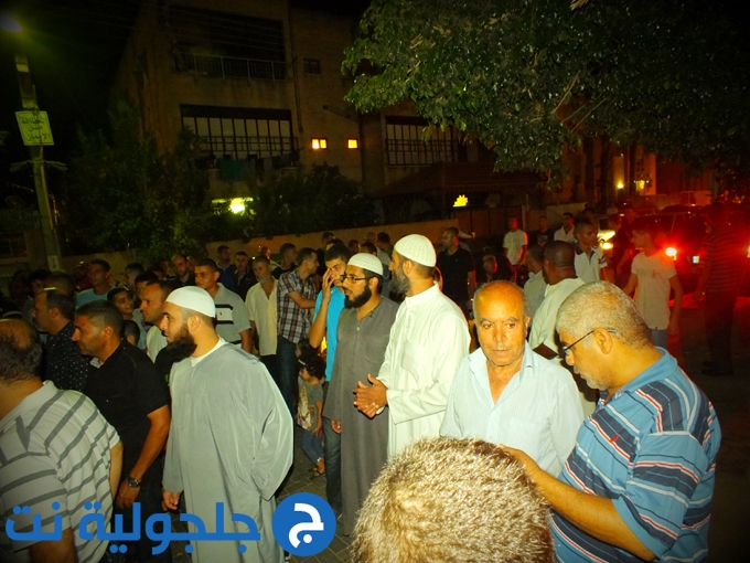 مسيرة التكبير بمناسبة عيد الفطر من مسجد البخاري في جلجولية