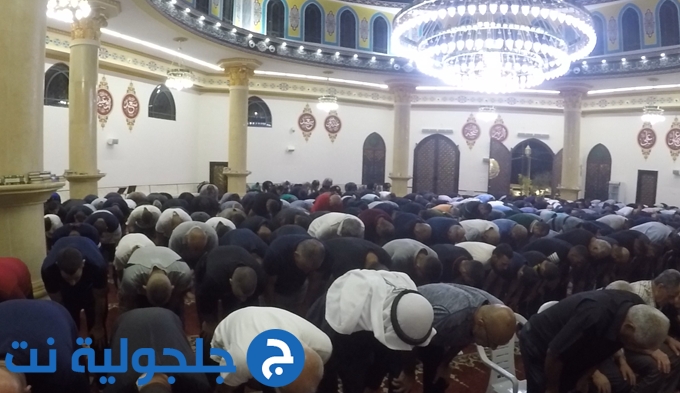 صلاة العشاء والتراويح ليلة الحادي عشر من رمضان من مسجد الروضة في جلجولية 