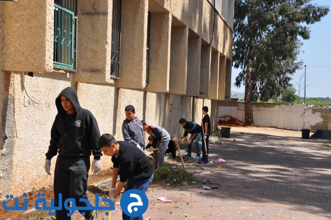 أسبوع الأعمال الخيرية في عنونت مدرسة الرازي الإعدادية  في جلجولية