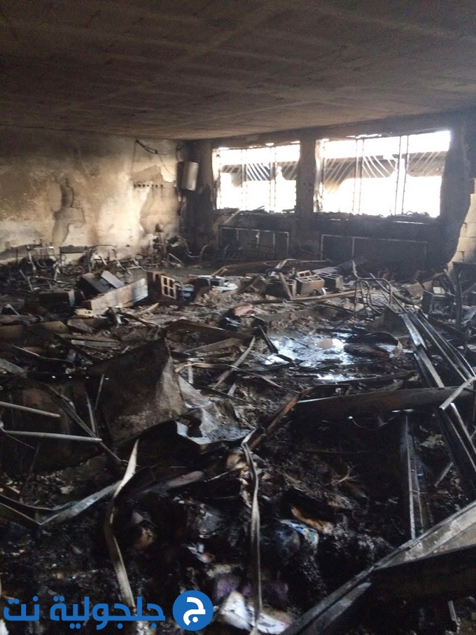 حريق بمدرستين في طوبا الزنغريه وشبهات اضرام الحريق عمدا 