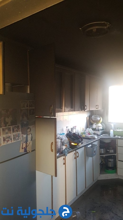 إصابة أم واطفالها الثلاثة جراء حريق شب في شقة 
