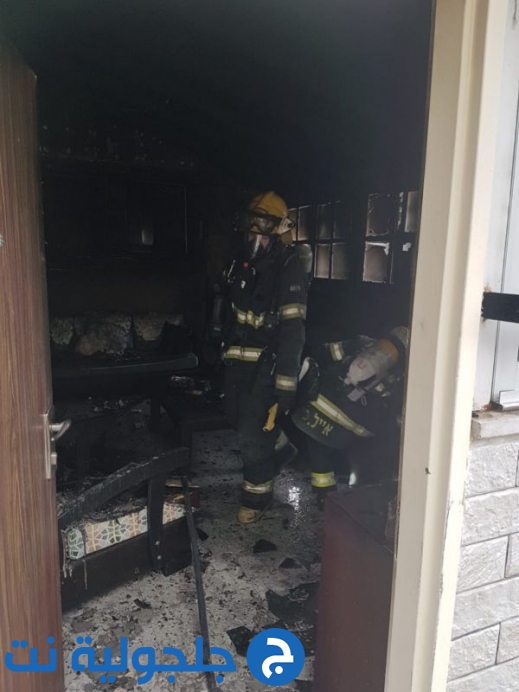 إندلاع النيران بمنزل في حي الألمانية في حيفا: وإلحاق أضرار جسيمة