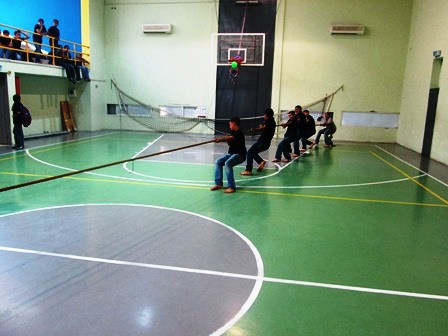  رياضة  شد الحبل في جلجولية بالتعاون مع قسم الرياضة في المجلس المحلي