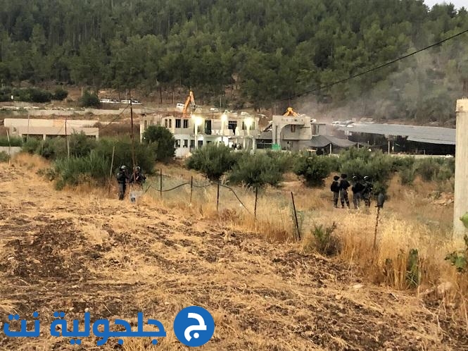 السلطات تهدم منزل عائلة مرزوق من قرية عرعرة في المثلث